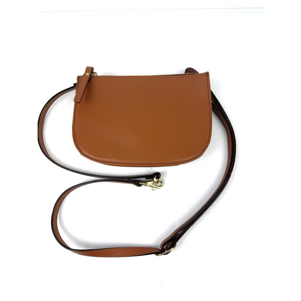 Lo & Sons Waverley Convertible Crossbody Bag Sienna Brown Nappa Leather NEW